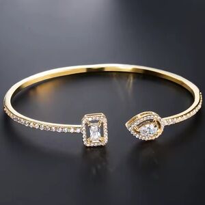 Wedding Adjustable Gold and Silver Women's Bracelet